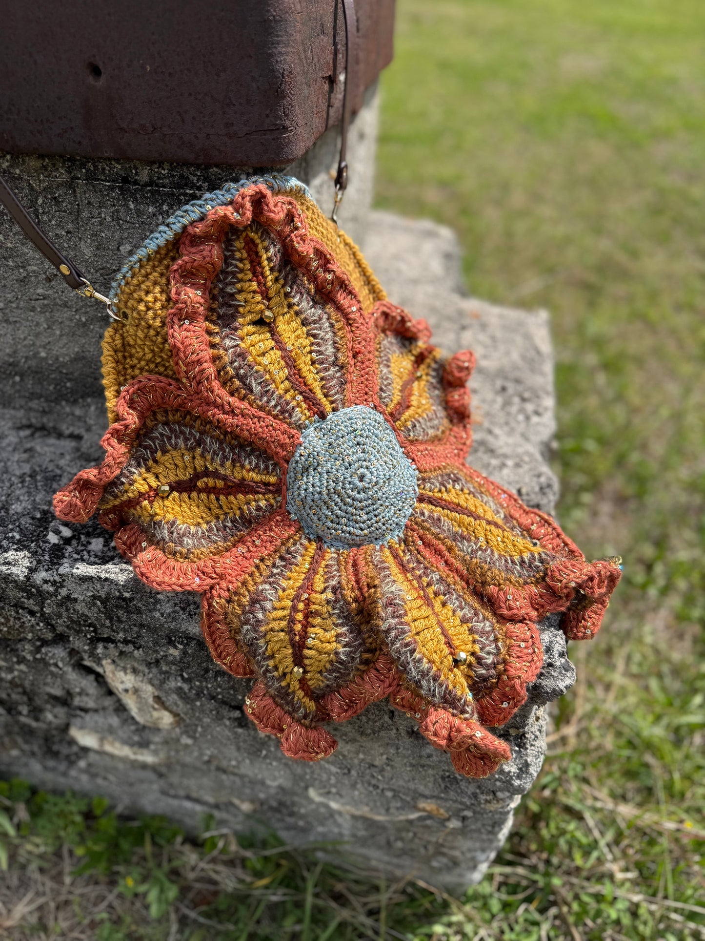 The Terracotta Bloom Lily Bag